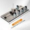 Glass Bottle Cutter, Glass Cutter for Bottles, Bottle Cutting Tool Kit for Round Bottle, DIY Bottle Cutting Machine for Cutting Wine, Beer, Liquor, Whiskey Bottles with Safety Accessories